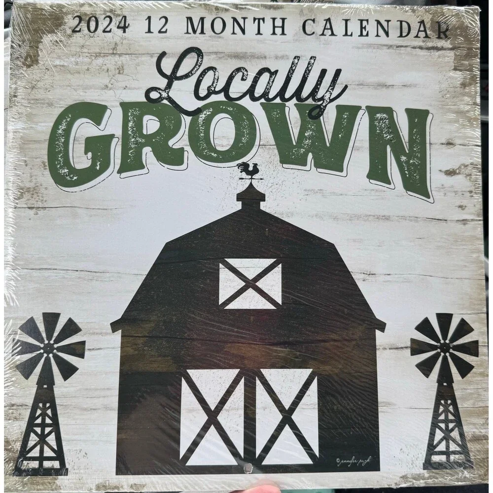 Locally Grown Farm themed calendars (4)